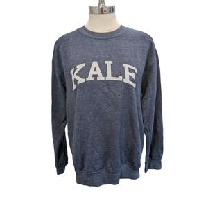 SUB URBAN RIOT Sweatshirt KALE Womens M Crew Neck Blue Urban Outfitters